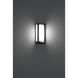 Margate LED 10.25 inch Black and White Outdoor Wall Sconce